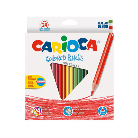 Carioca TRIANGULAR PENCILS pack of 24