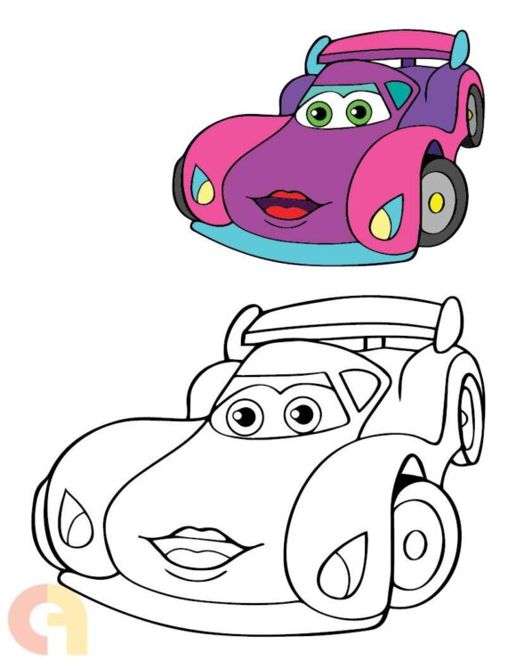⁦Cars Colring Book⁩ - الصورة ⁦2⁩