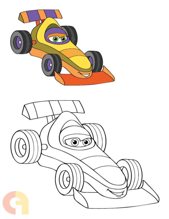 ⁦Cars Colring Book⁩ - الصورة ⁦3⁩