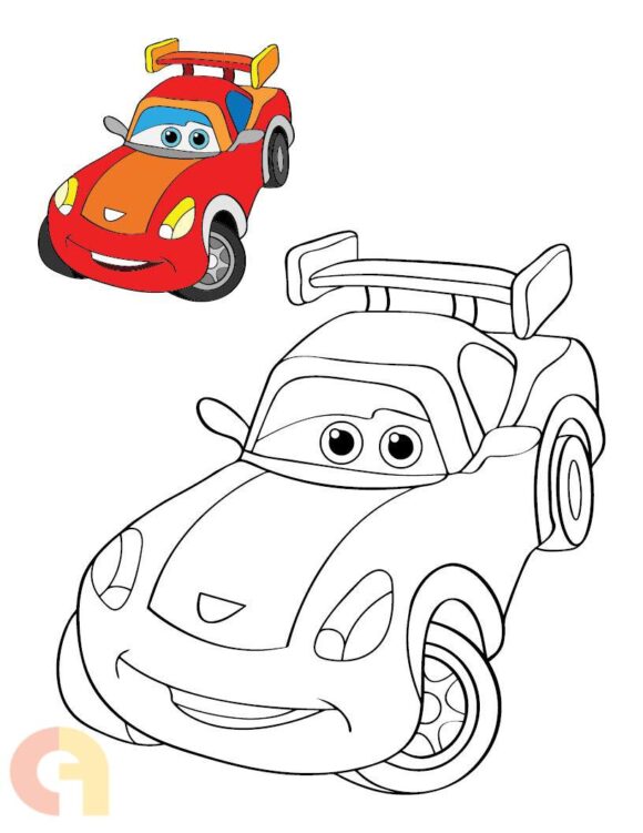 ⁦Cars Colring Book⁩ - الصورة ⁦4⁩