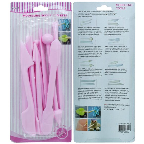 Clay Modelling Tools - Pack Of 12 - For Shaping