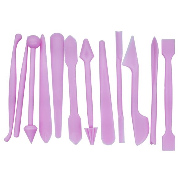⁦Clay Modelling Tools - Pack Of 12 - For Shaping⁩ - الصورة ⁦2⁩