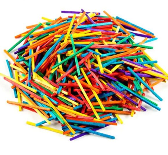 ⁦Coloured Wooden Matchsticks⁩ - الصورة ⁦2⁩