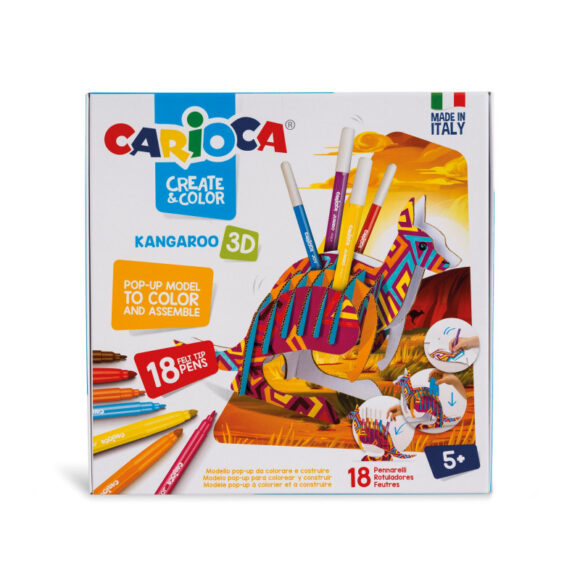 CREAT& COLORING POP-UP KANGAROO
