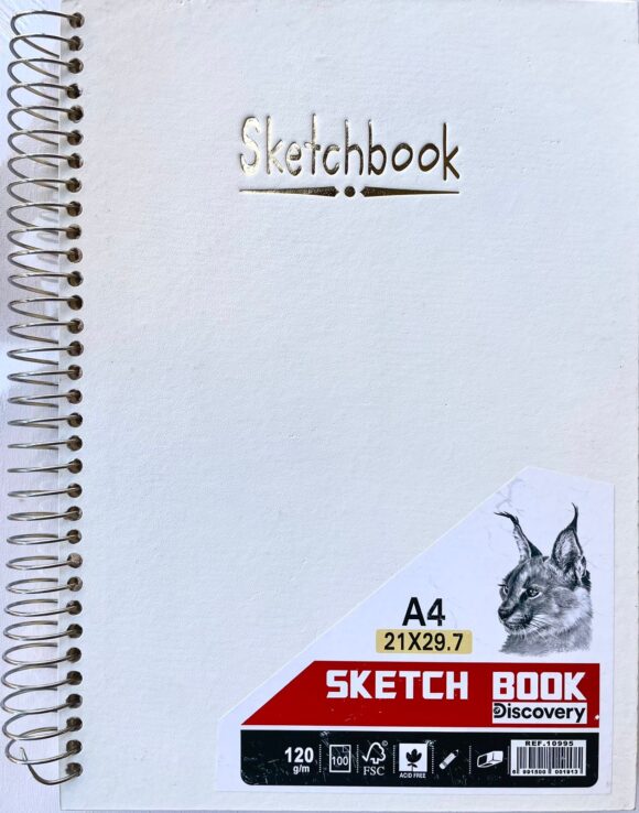 discovery a4 Wired Sketchbook - 100 Sheet 120gm