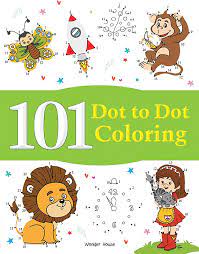 Dot To Dot Coloring 101 Coloring Book