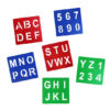 English letters and numbers stencils