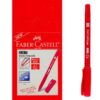 Faber- castell ballpoint REDpen  0,7mm pack of 10