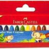Faber-Castell Bullet Wax Crayons PACK OF 12