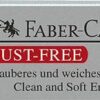 Faber Castell  Eraser Rectangle large  Dust Free White