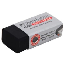 Faber Castell  Eraser Rectangle medium Dust Free black