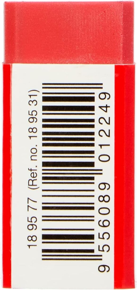 ⁦Faber Castell  Eraser small RED⁩ - الصورة ⁦2⁩