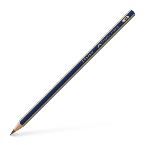 ⁦FaBER-CaSTELL 4B Goldfaber Graphite Pencil Pack of 12⁩ - الصورة ⁦2⁩