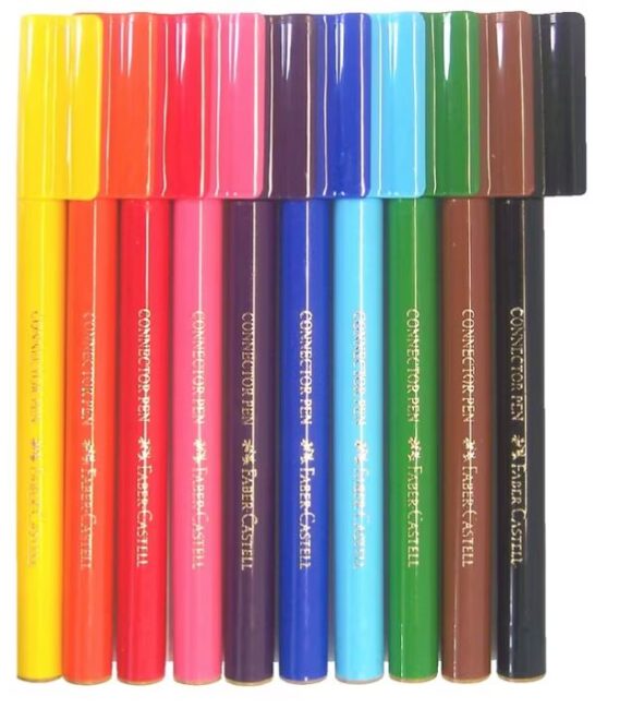 ⁦faber castell markesr Colour pack of 10⁩ - الصورة ⁦2⁩