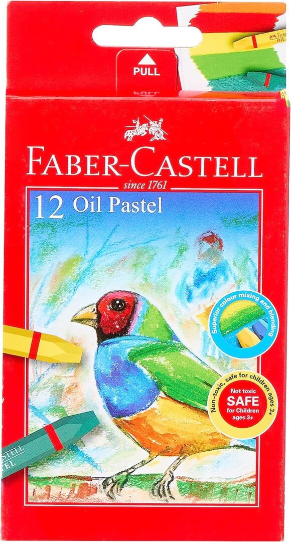 Faber-Castell Oil Pastel Crayons Pack of 12