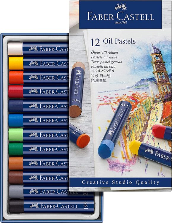 Faber Castell Oil Pastel Crayons pack of 12 (27 12)