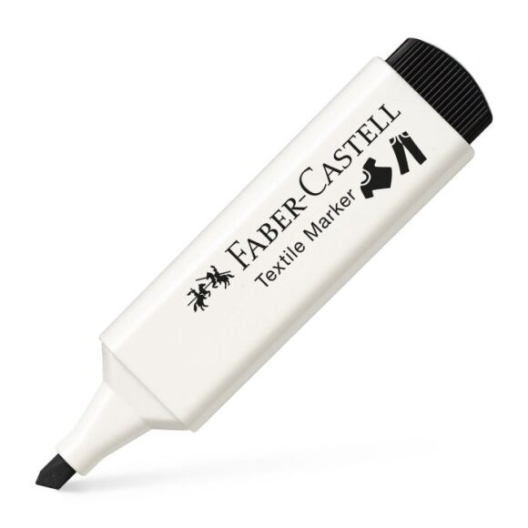 ⁦Faber Castell Textile fabric Marker black⁩ - الصورة ⁦2⁩