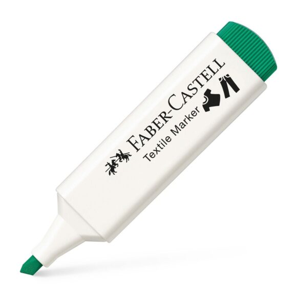 ⁦Faber Castell Textile fabric Marker green⁩ - الصورة ⁦2⁩