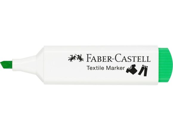⁦Faber Castell Textile fabric Marker neon green⁩ - الصورة ⁦2⁩