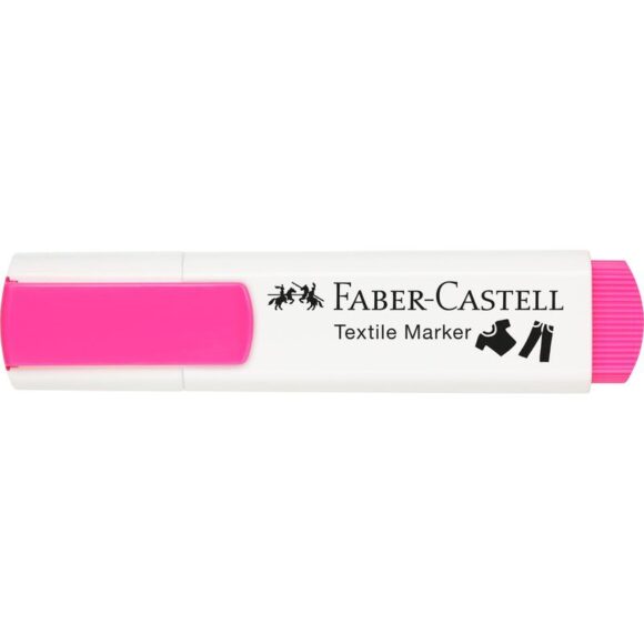 Faber Castell Textile fabric Marker neon pink 