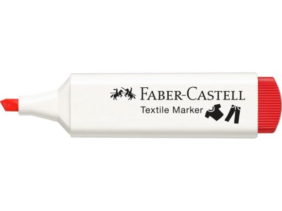 Faber Castell Textile fabric Marker  red