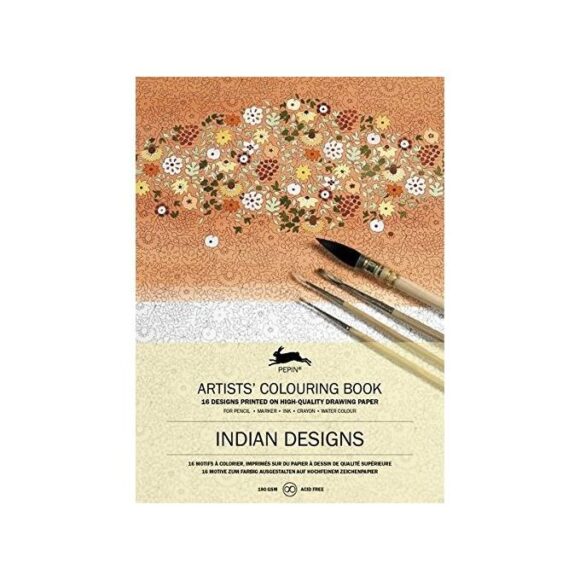 Indian Designs Coloring Book