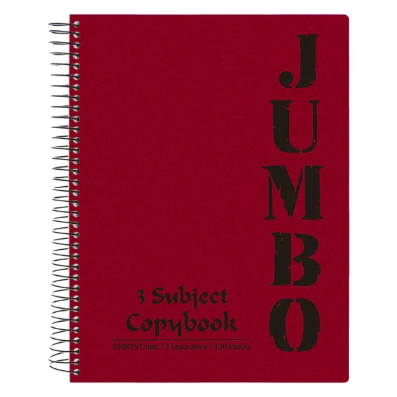 Jumpo Copy Book -120 Sheets -lined -separated-A4