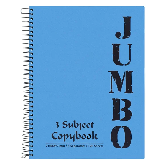 Jumpo Copy Book -120 Sheets -lined -separated-A4