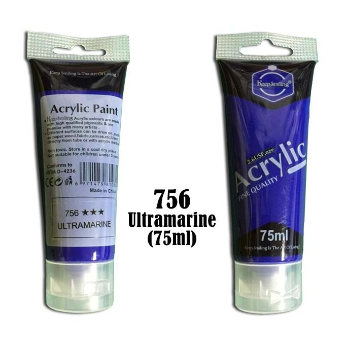 Keep Smiling Acrylic Paint Tube 75 Ml - Ultramarine