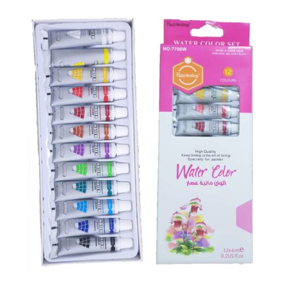 Keep Smiling Water Colourr Set 12.6ML with Brush