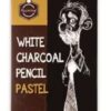 Keep Smiling White charcoal pencils set 12