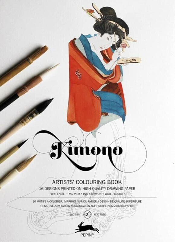 Kimono Coloring Book
