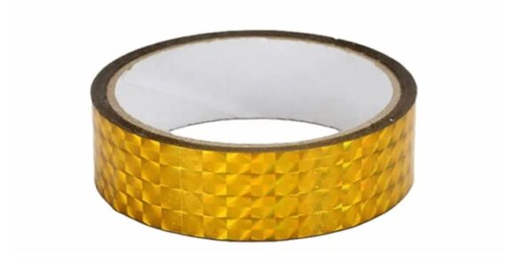 LASER ADHESIVE TAPE 2.5cmx 10m-yellow