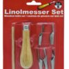 Linolmesser Set Woodcut Knife Set 5