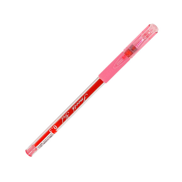 M&G GEL PEN 0.5 CRYSTAL  BULLET TIP RED