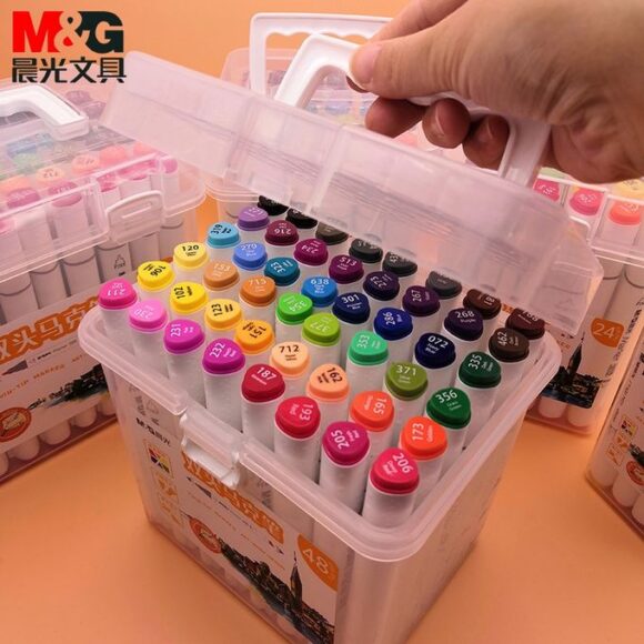 ⁦MG Chenguang Double-headed Marker Set 108⁩ - الصورة ⁦2⁩