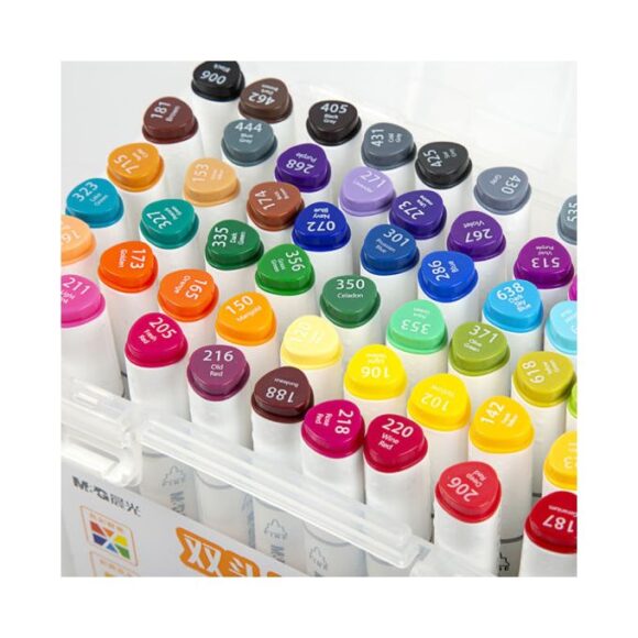 ⁦MG Chenguang Double-headed Marker Set 80⁩ - الصورة ⁦2⁩