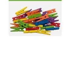 Mini Clothespins -50 pcs