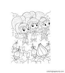 Shimmer Shine Colouring Book No2