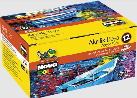 NOVA acrylic paints set 12x30ml