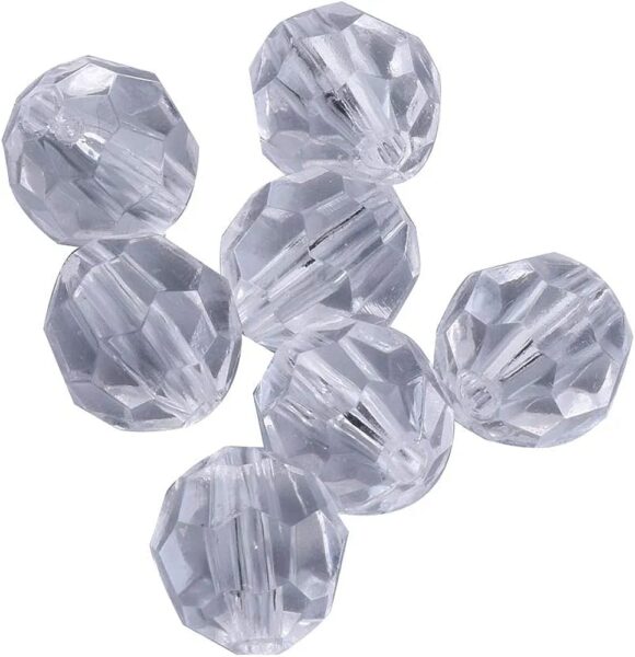 Pack Crystal Transparent Acrylic Beads