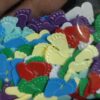 Pack of coloured foot