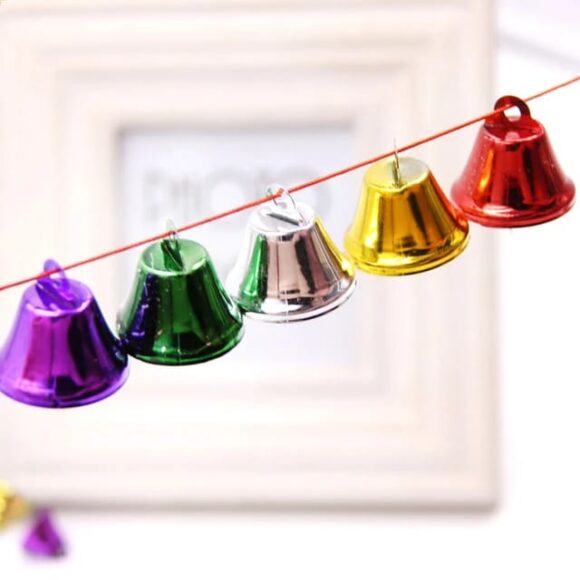 ⁦Pack of coloured small  bell⁩ - الصورة ⁦2⁩