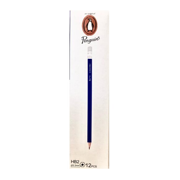 penguin pencil blue pack of 12