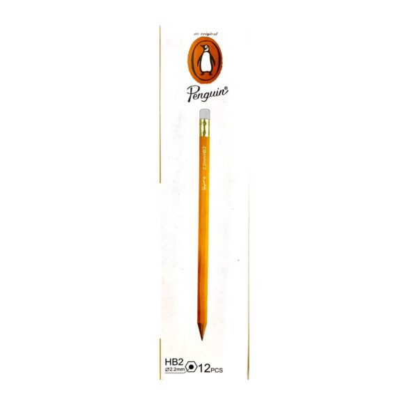 penguin pencil yellow  pack of 12