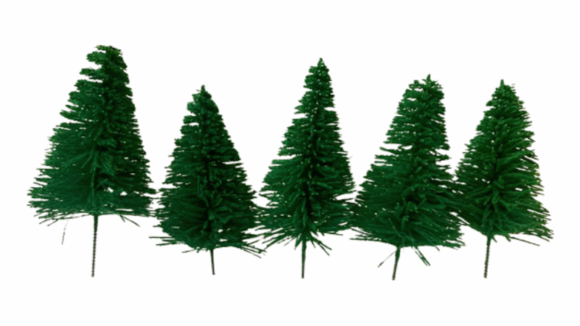 Pine Tree Maquette-5 Pieces