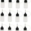 Plastic Squeezable Tip Applicator Bottle 12 PCS