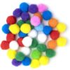 Pom -Poms balls -glitter