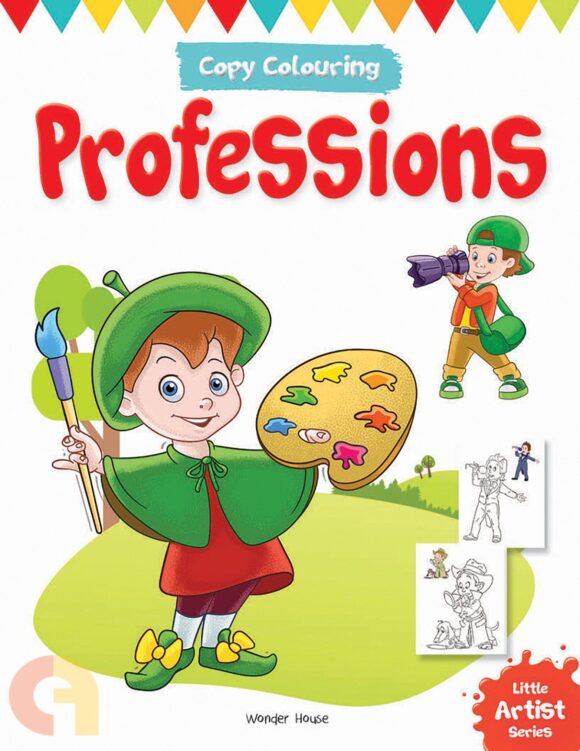 Professions Coloring Book