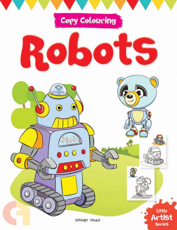 Robots Coloring Book